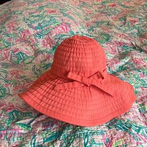 Coral San Diego Hat Company wide brim hat